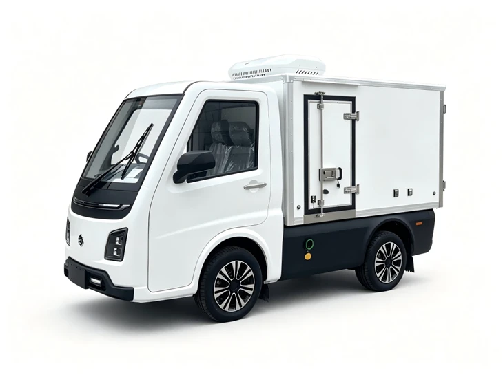 Mini caminhão elétrico Runhorse com caixa de alumínio